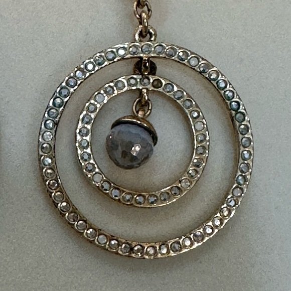 Swarovski Gold Crystal Earrings - Picture 2 of 10